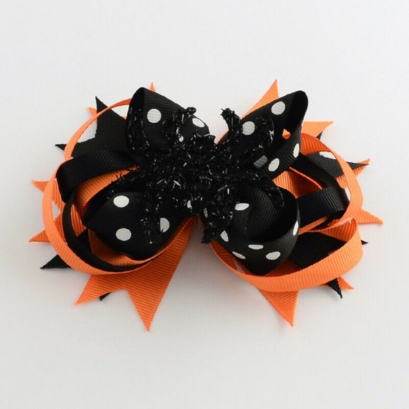 Halloween Hair Bows for Girls Halloween Gift for Daughter 6 Styles (10 of each) - Picture 9 of 12